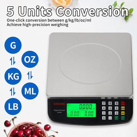 KNSWE 304 stainless steel platform ensures safe food contact and easy cleaning.