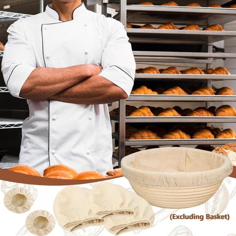 Koackl multiuse bread proofing liners used for various kitchen tasks.