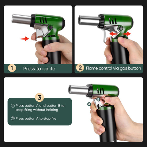 Koackl torch one-handed design supports convenient handling