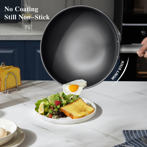 KOBACH drip-free rim supports mess-free pouring for sauces and stir-fries
