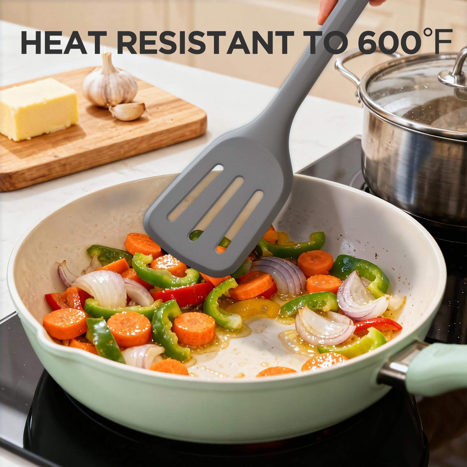 KOBACH BPA-free silicone utensils are dishwasher-safe