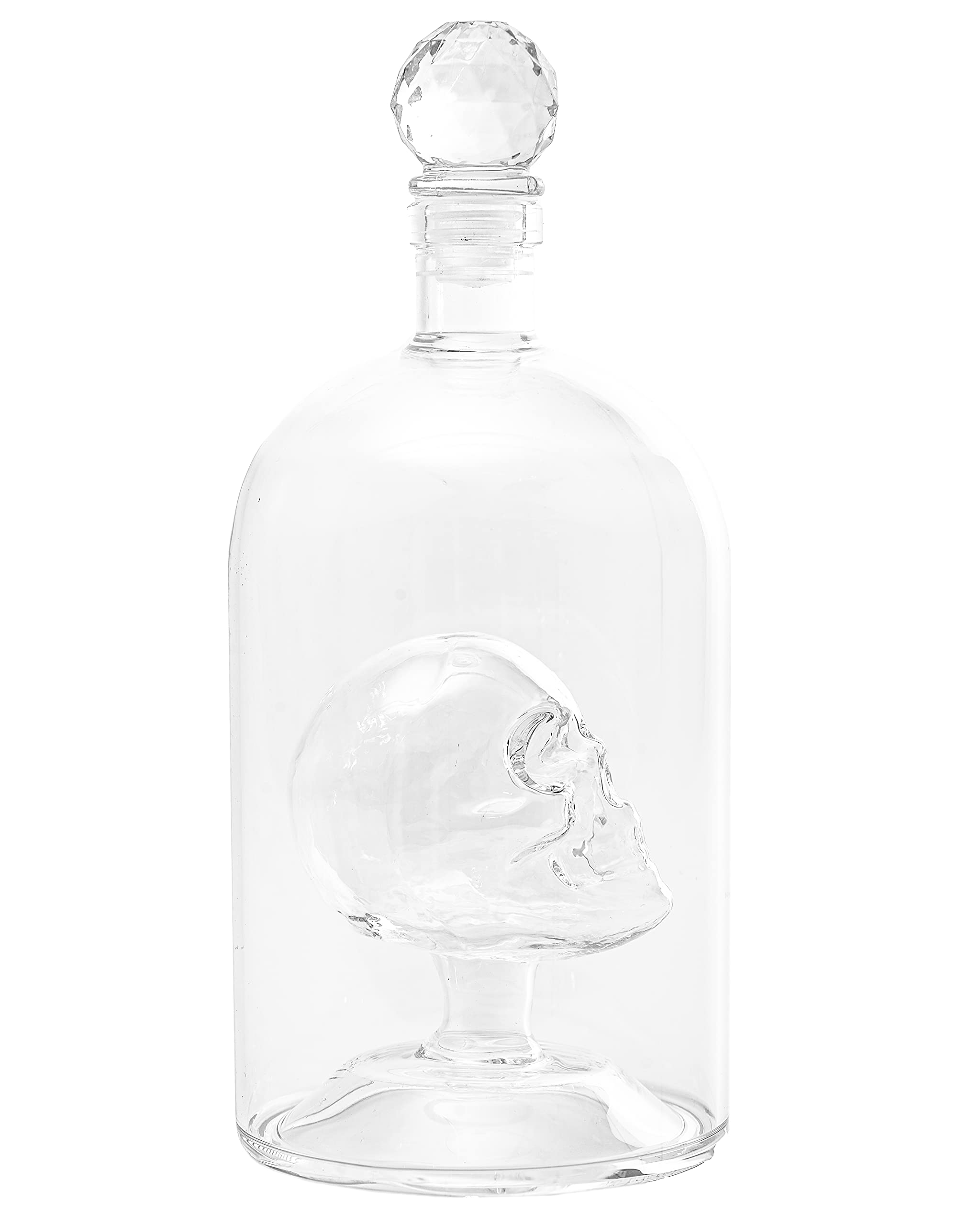 Kobi & Knight skull decanter gift-ready packaging and box.
