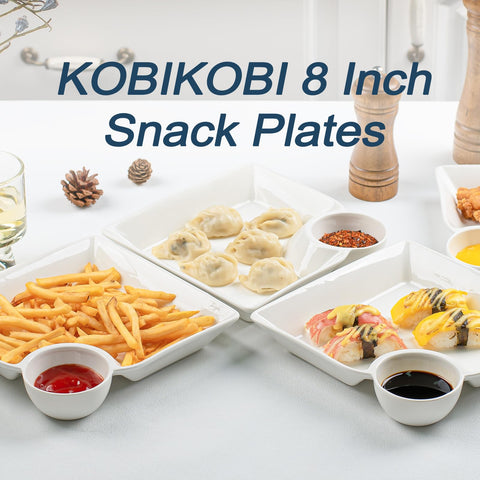KOBIKOBI edge reinforced ceramic plates offer durability for daily kitchen use