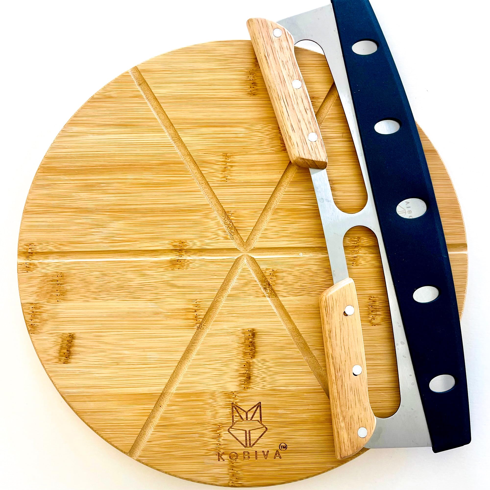 Kobiva note about safety and sharpened pizza knife when not in use