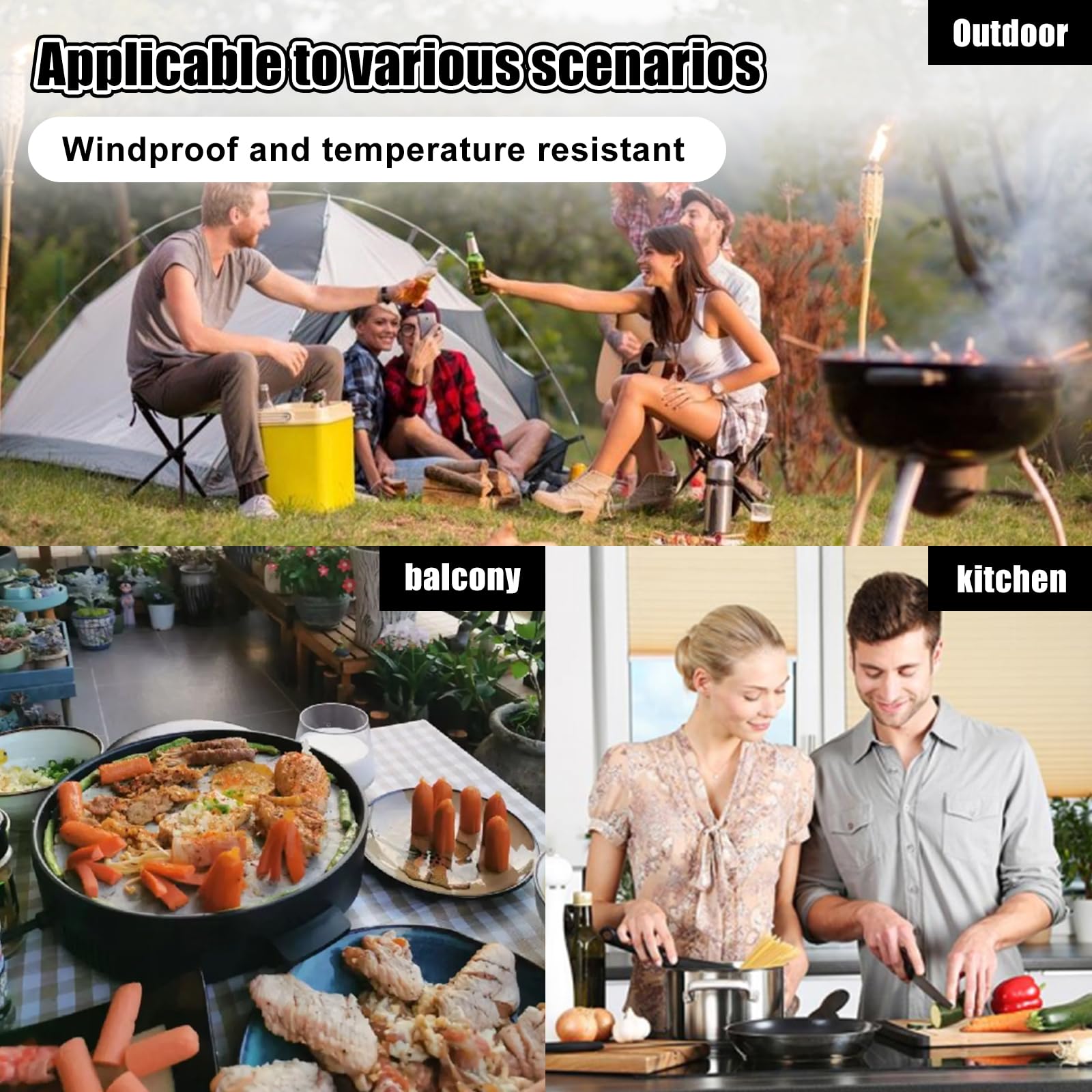 KOBSAINF kitchen heat insulation guard keeps nearby surfaces cooler