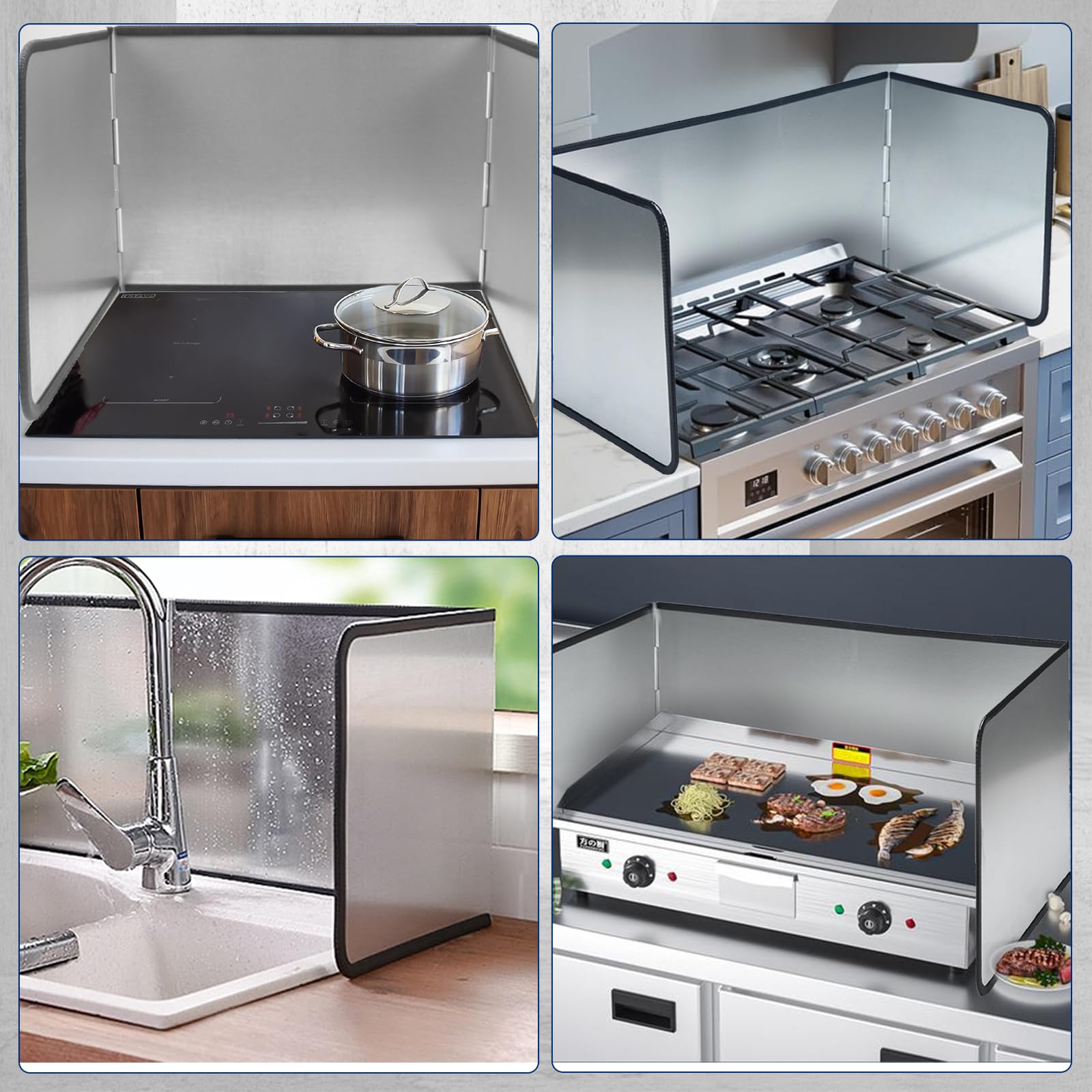 KOBSAINF versatile design surrounds the work area during cooking