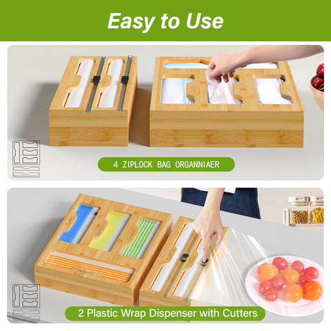 KOCWELL natural bamboo finish adds warmth to your kitchen