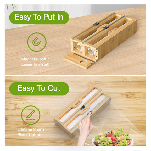 KOCWELL slim profile fits narrow drawers without bulk