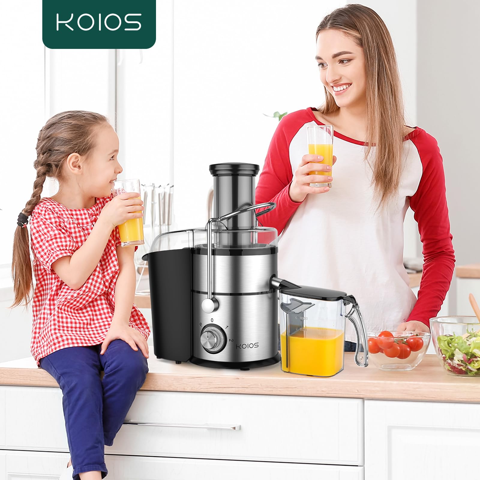 KOIOS easy-clean design with included brush speeds up cleanup.