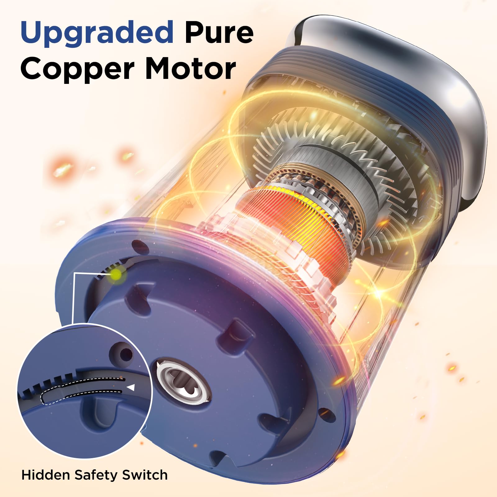 KOIOS overheating protection helps prevent motor stress during use