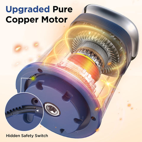 KOIOS overheating protection helps prevent motor stress during use