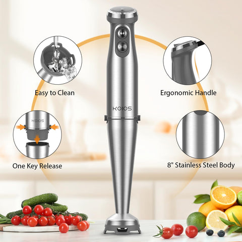 KOIOS detachable parts are dishwasher-safe for easy cleanup.