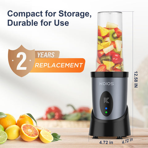 KOIOS BPA-free cups and lids for healthy, convenient drinking