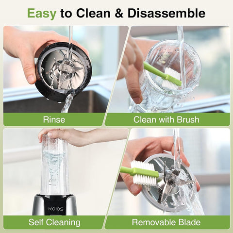 KOIOS dishwasher-safe cups and lids simplify cleanup