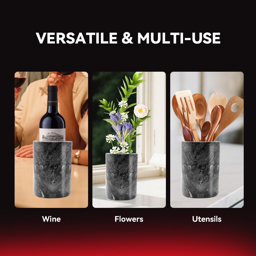 Koja Kota Japan chiller with large bottle fits without crowding the table