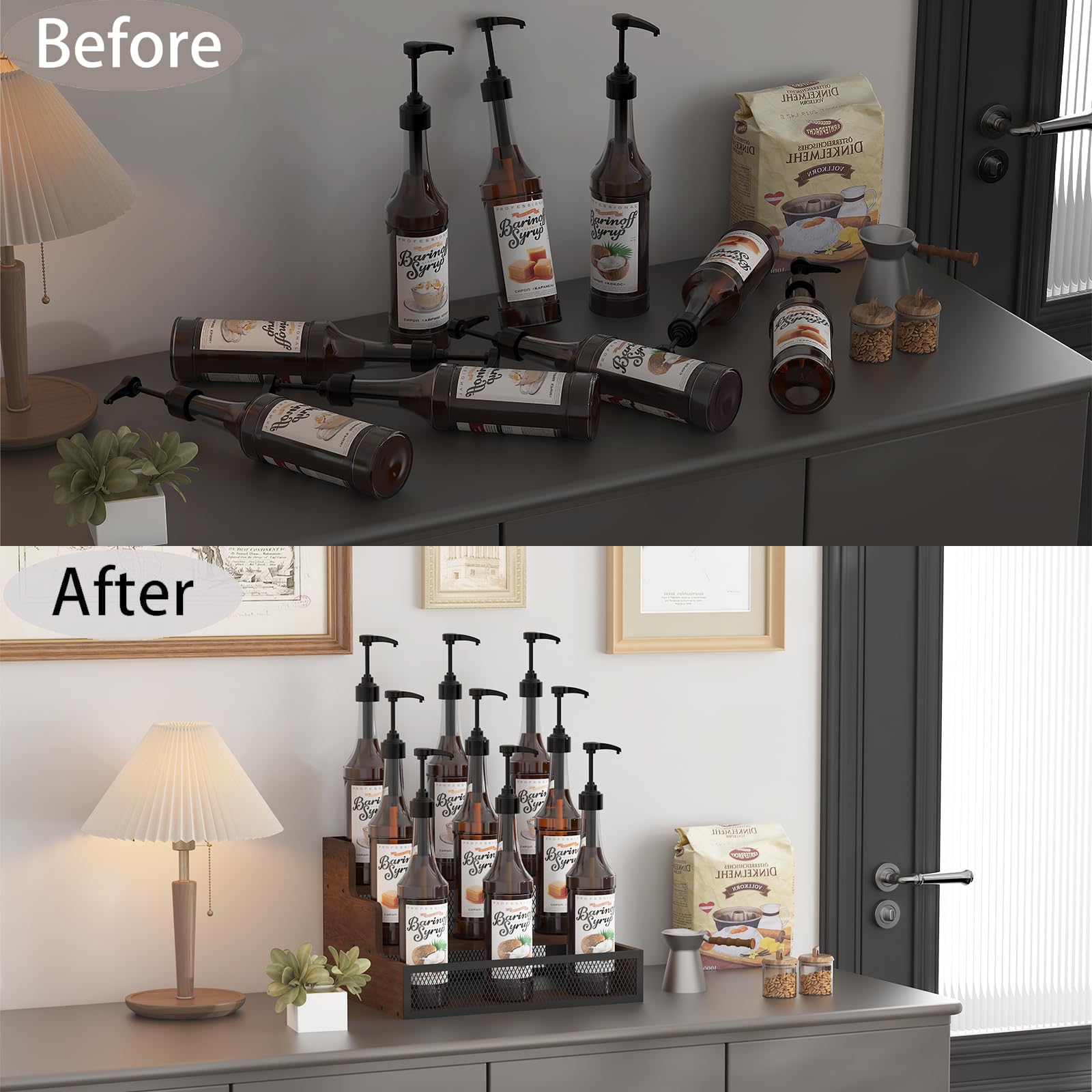 KOKSTOP countertop display ideal for cafe bar or kitchen setups.