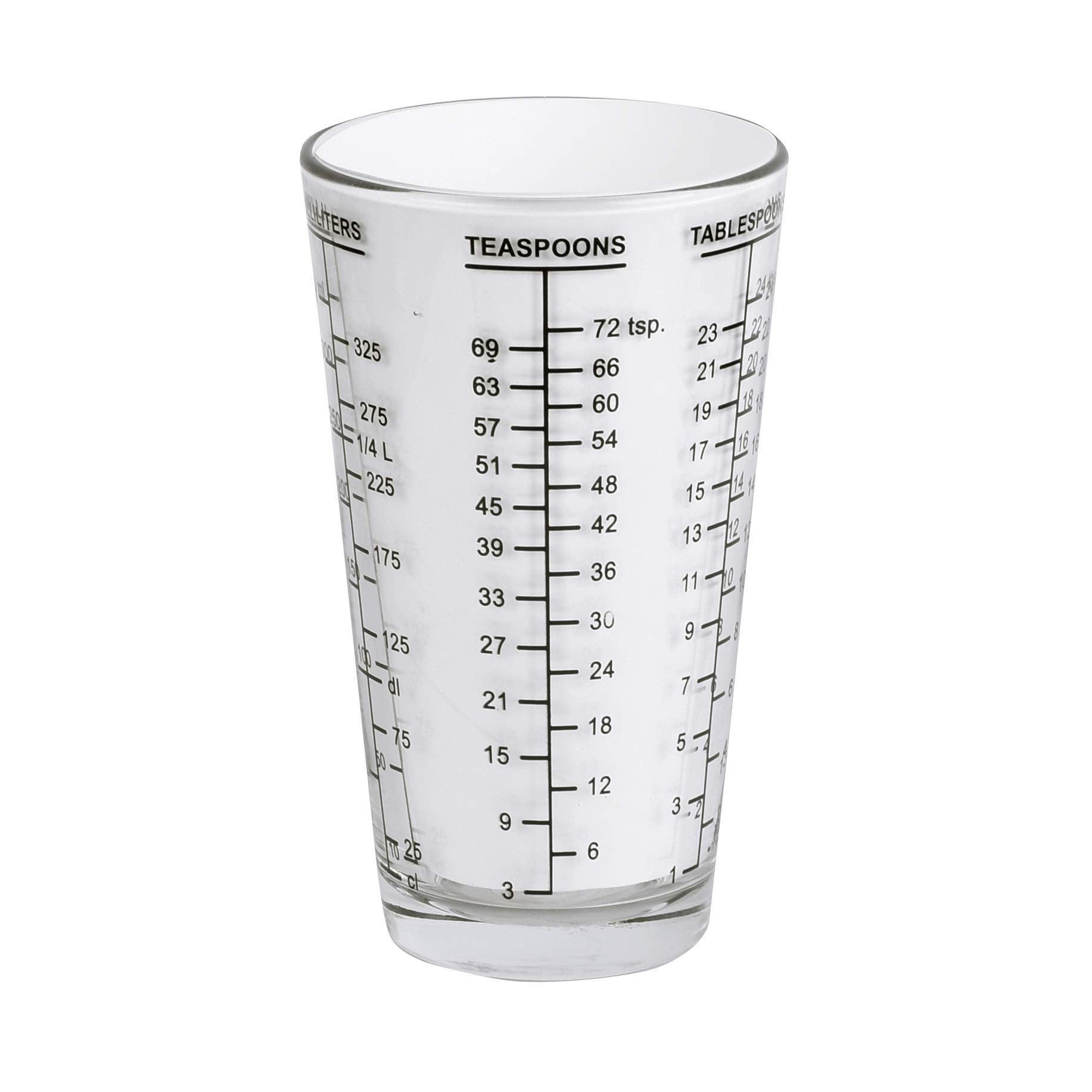 Kolder measures teaspoons, tablespoons, ounces, milliliters, and grams for flexible recipes.
