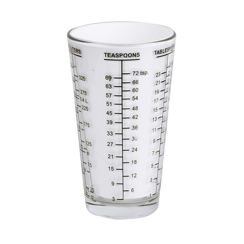Kolder measures teaspoons, tablespoons, ounces, milliliters, and grams for flexible recipes.