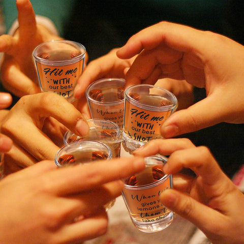 Kolewo4ever shot glass bottom diameter 1.4 inches for balanced cups