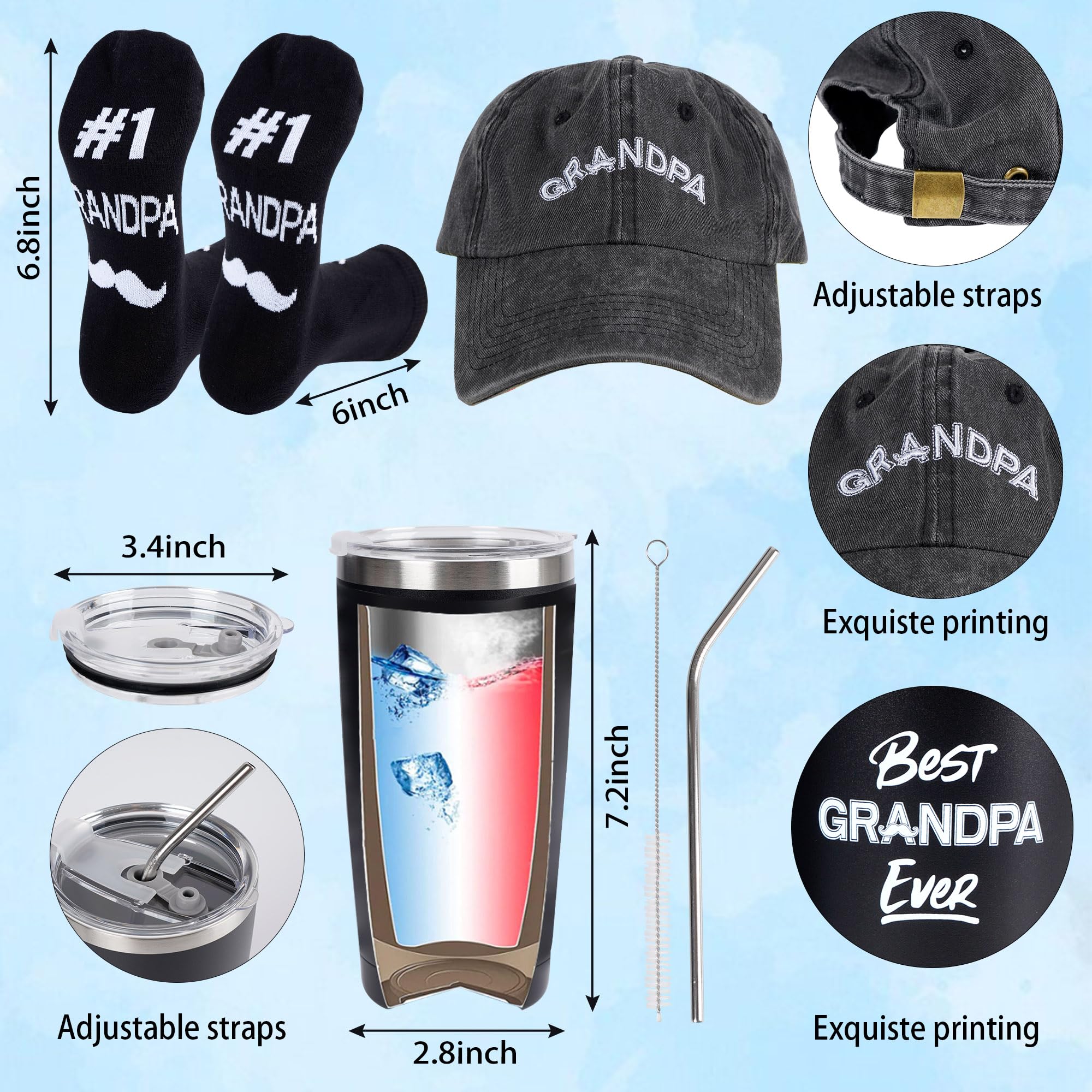 Kolewo4ever insulated tumbler keeps beverages at the right temperature for grandpa on the go