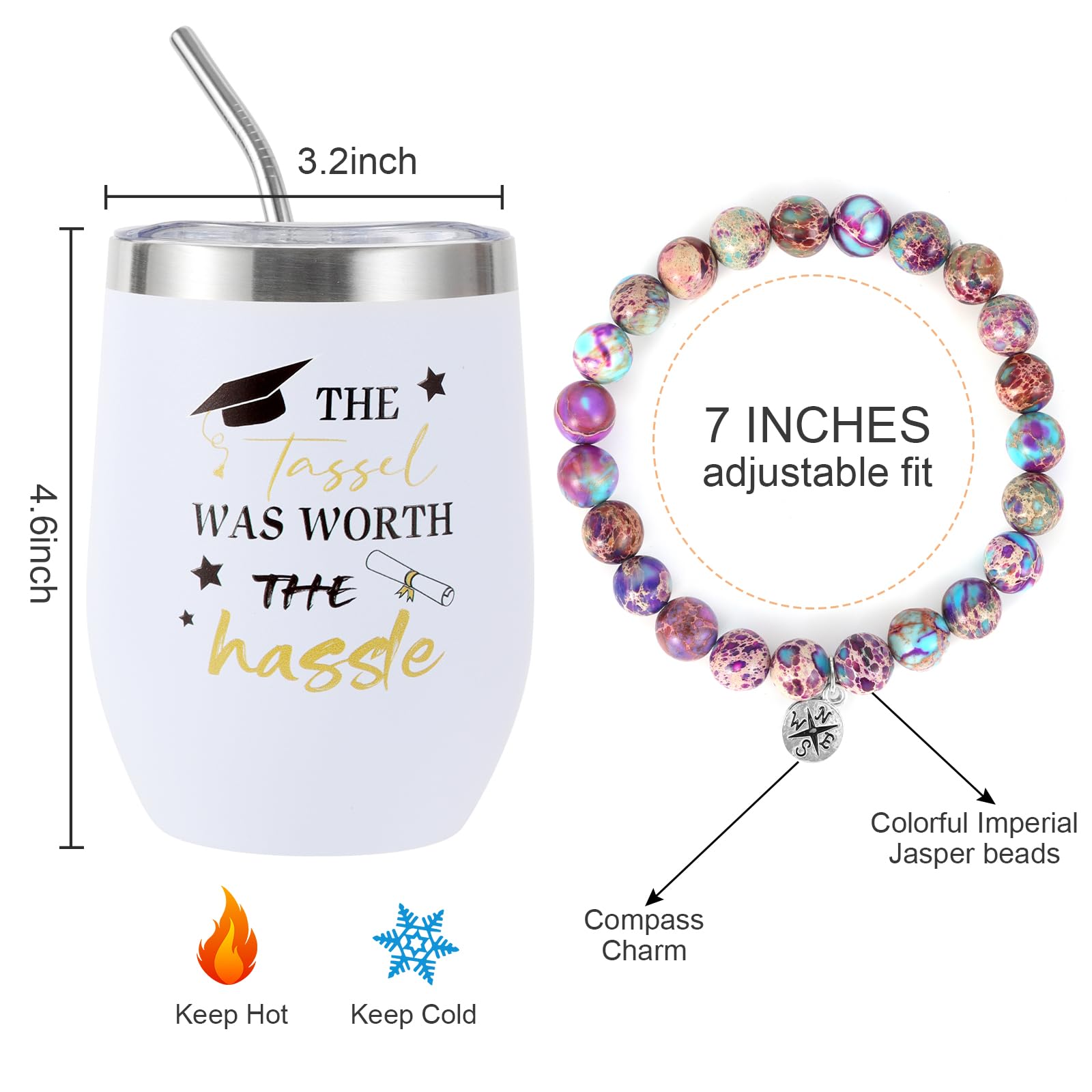 Kolewo4ever wine tumbler close-up highlighting double insulation for hot or cold beverages