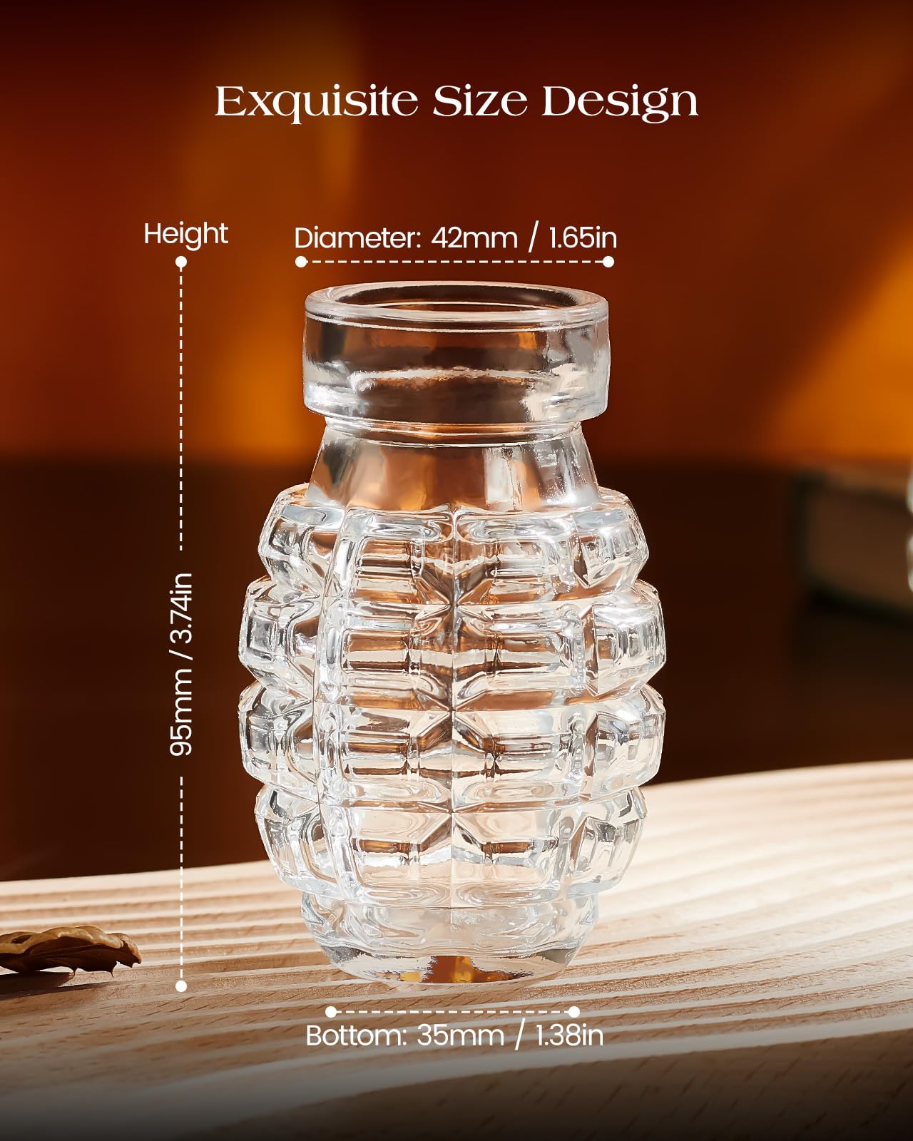 Kollea crystal-clear lead-free glass for refined sipping