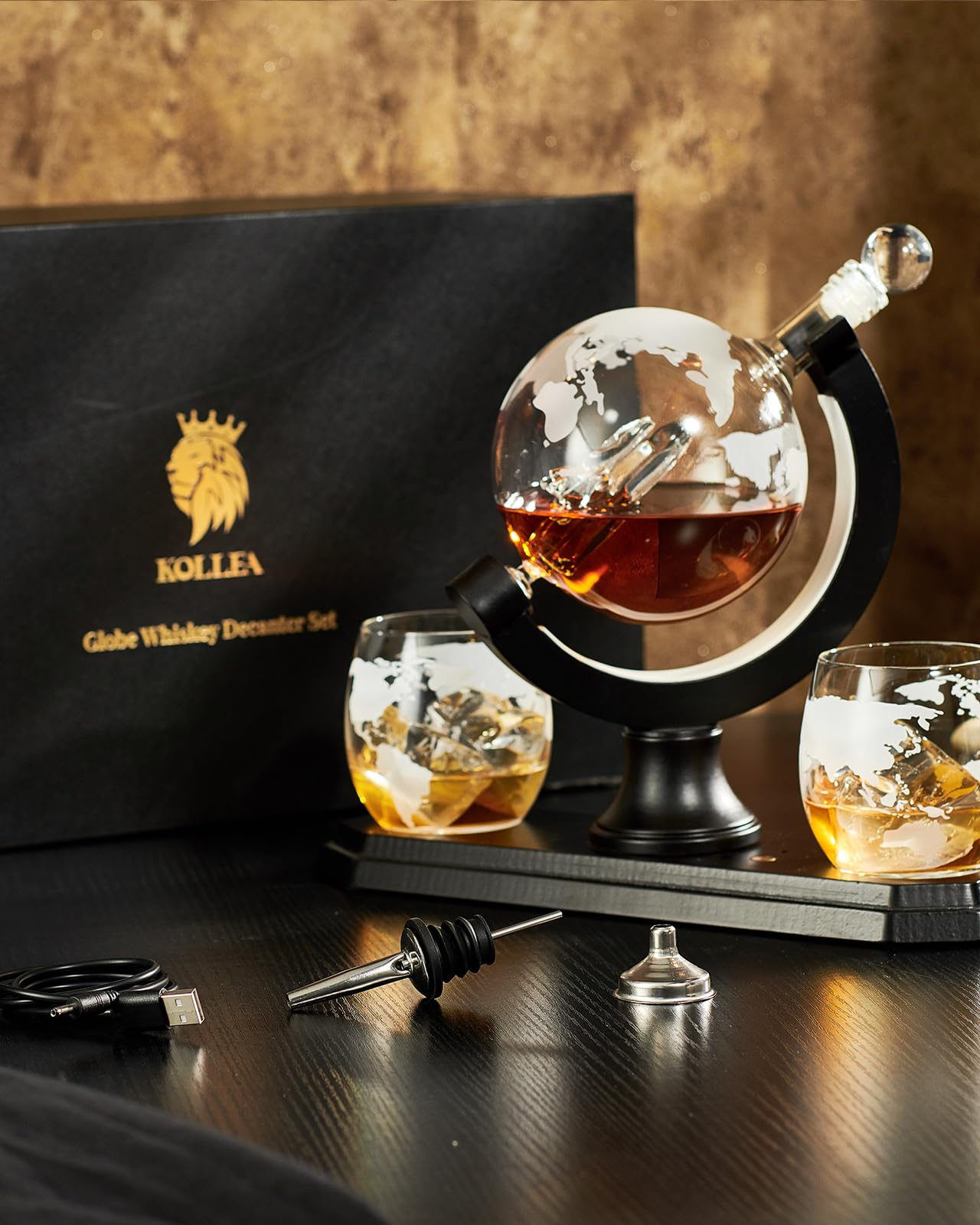 Kollea 900 ml decanter capacity suitable for celebratory pours