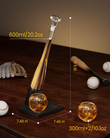 Kollea 20oz capacity decanter ready for your favorite spirits.