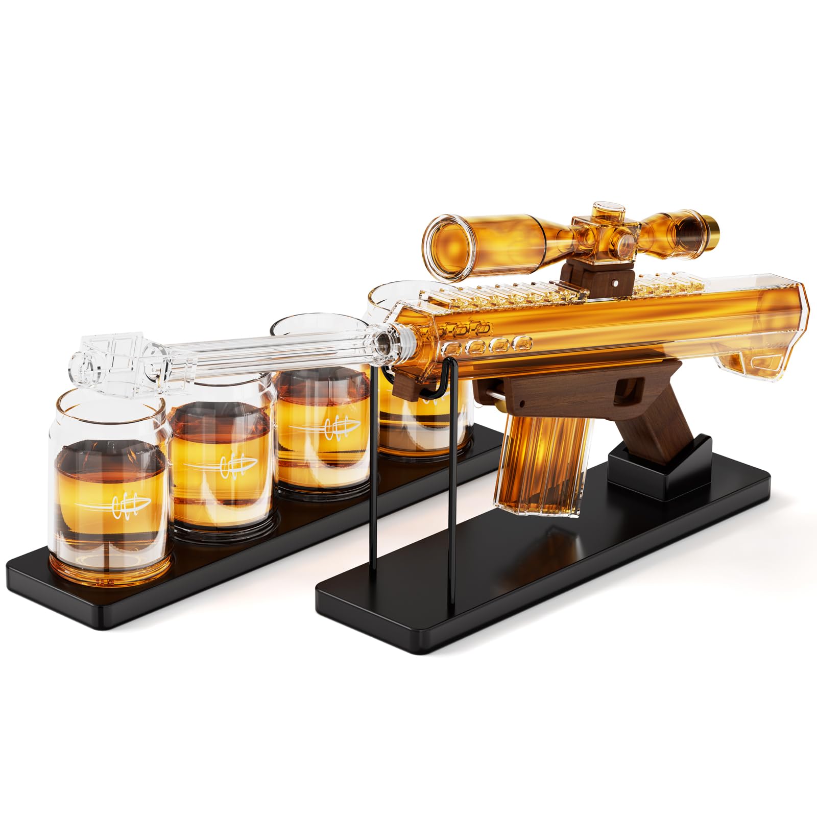 Kollea gun-decanter-set main body shown for an elegant whiskey display.