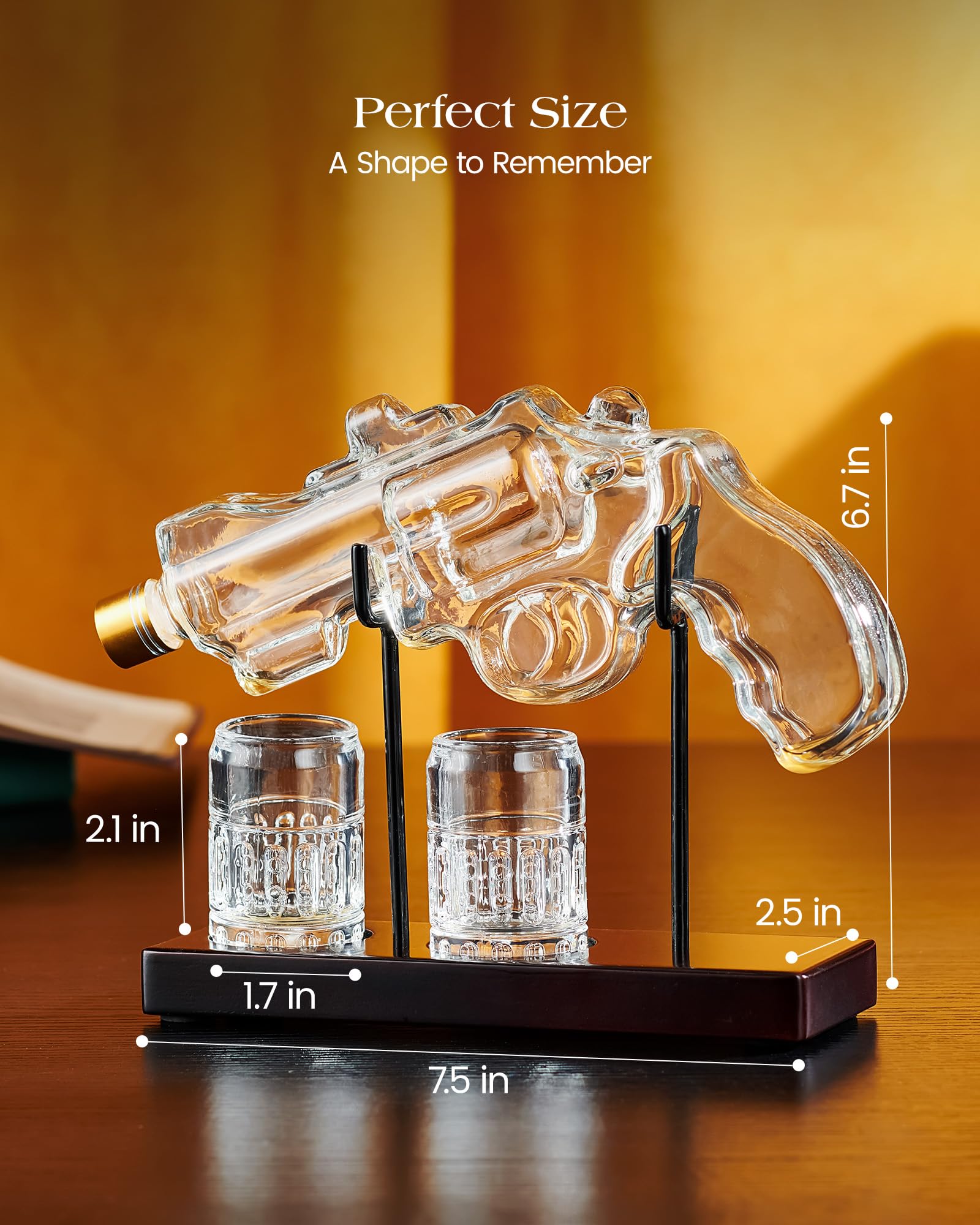 Kollea lead-free decanter set offers safe, durable entertaining options.