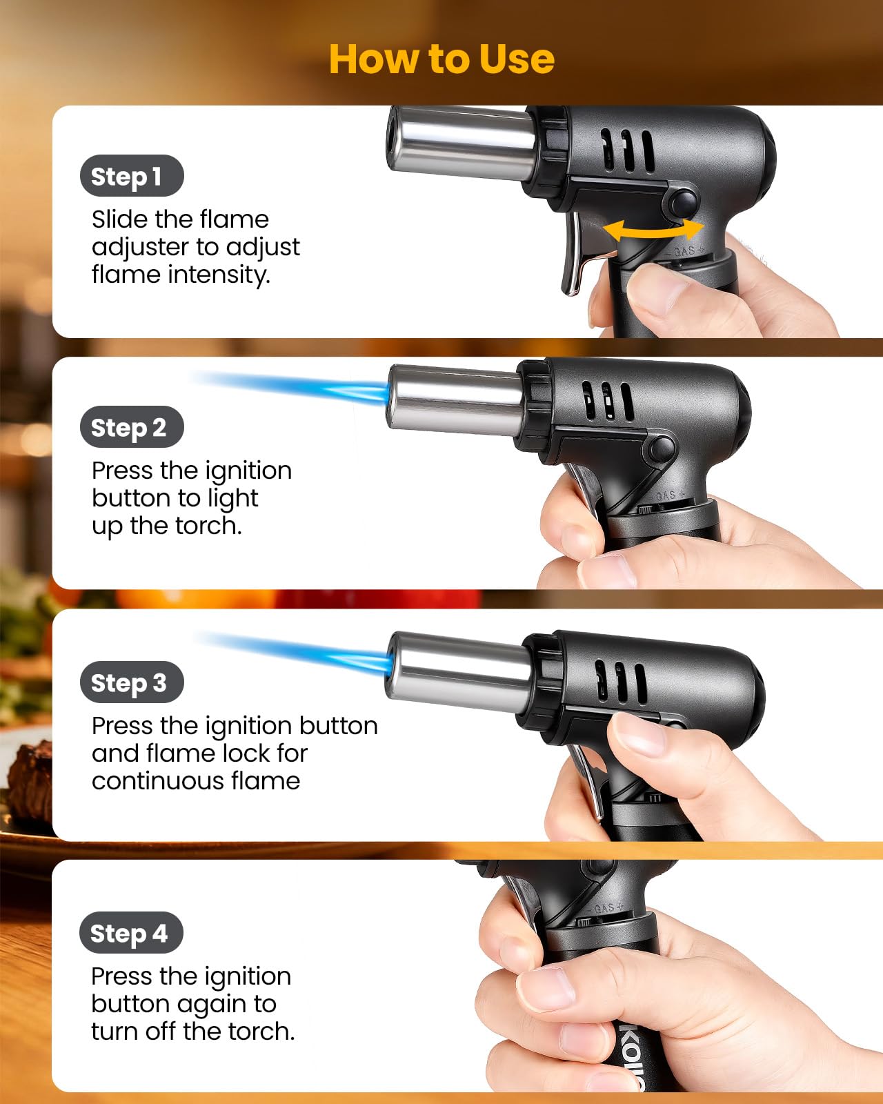 Kollea T907 durable aluminum body for lasting use.