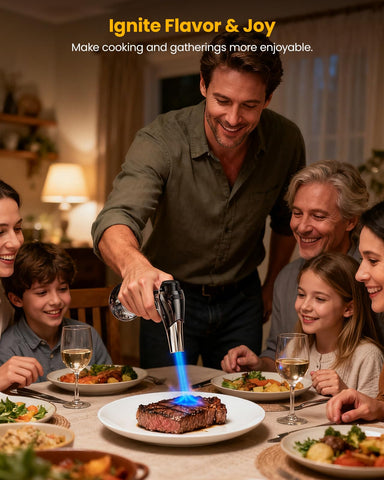 Kollea refillable torch enables easy replacement with any small butane can