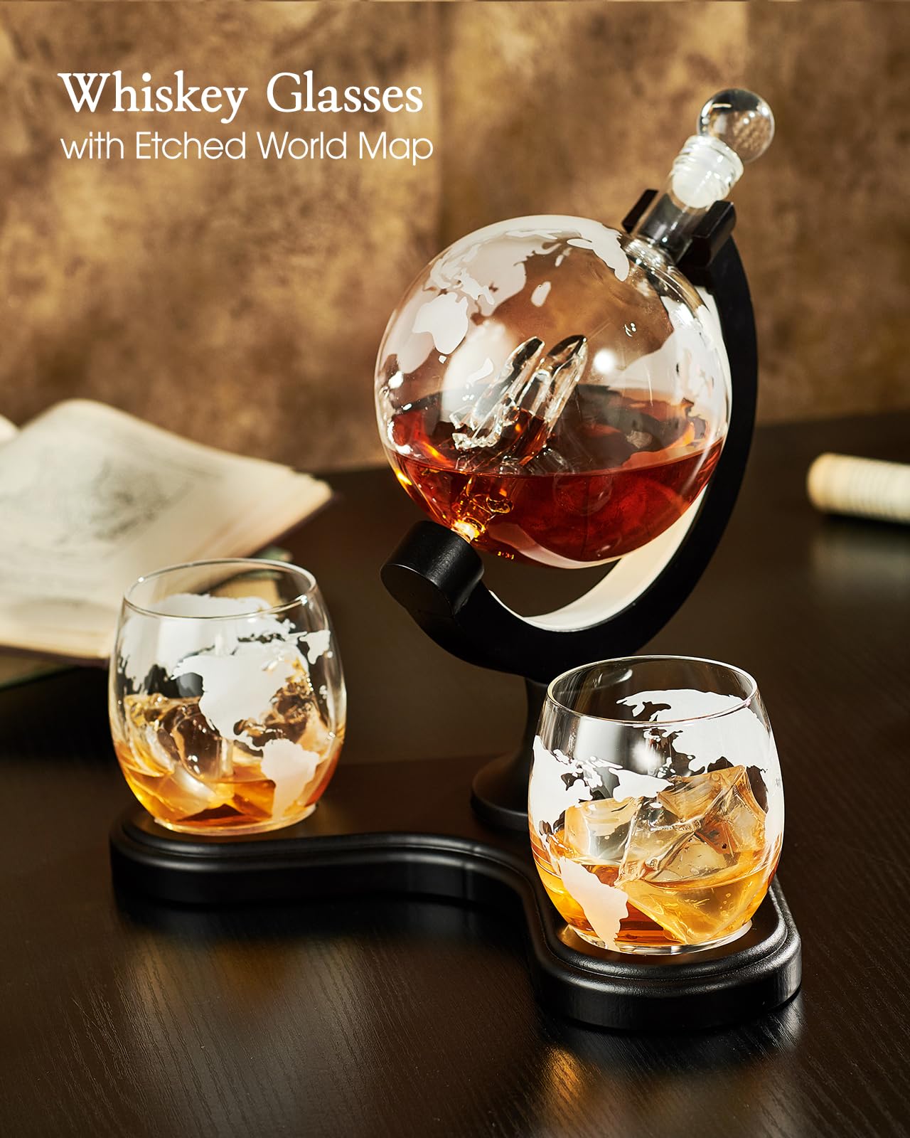 Two 300ml glasses included for sharing drinks