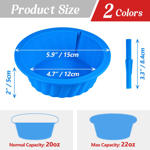 KOLUTI BPA-free silicone bowls safe for microwave reheating and freezing.