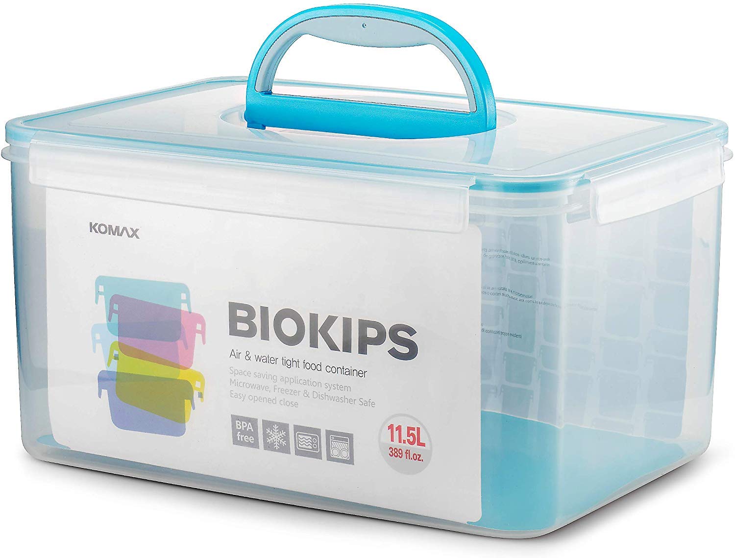 Komax Biokips bin is dishwasher-safe for quick cleanup.