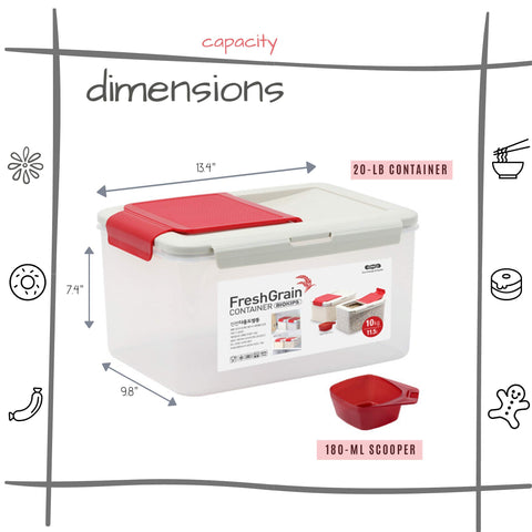 Komax Biokips BPA-free material ensures safe food storage
