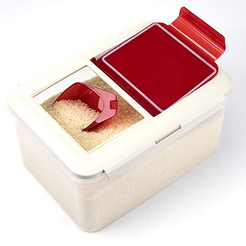 Komax Biokips dog food storage shows large capacity and convenience