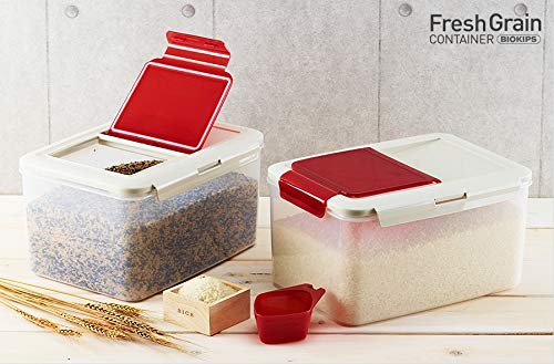 Komax Biokips stackable design saves pantry space
