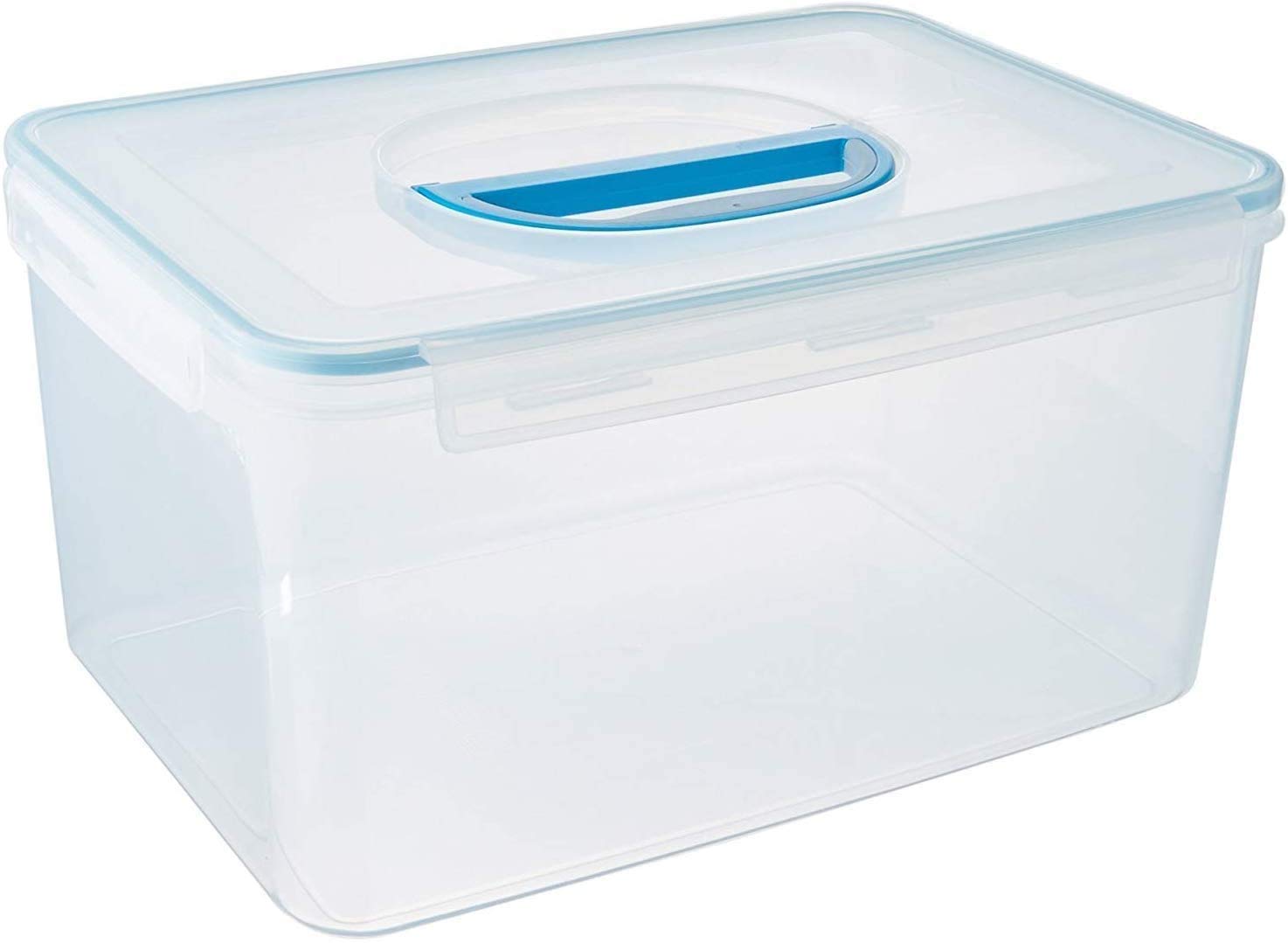 Komax Biokips extra-large bin with lid keeps pantry organized and fresh.