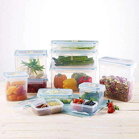 Spacious Komax Biokips container fits large pantry staples.