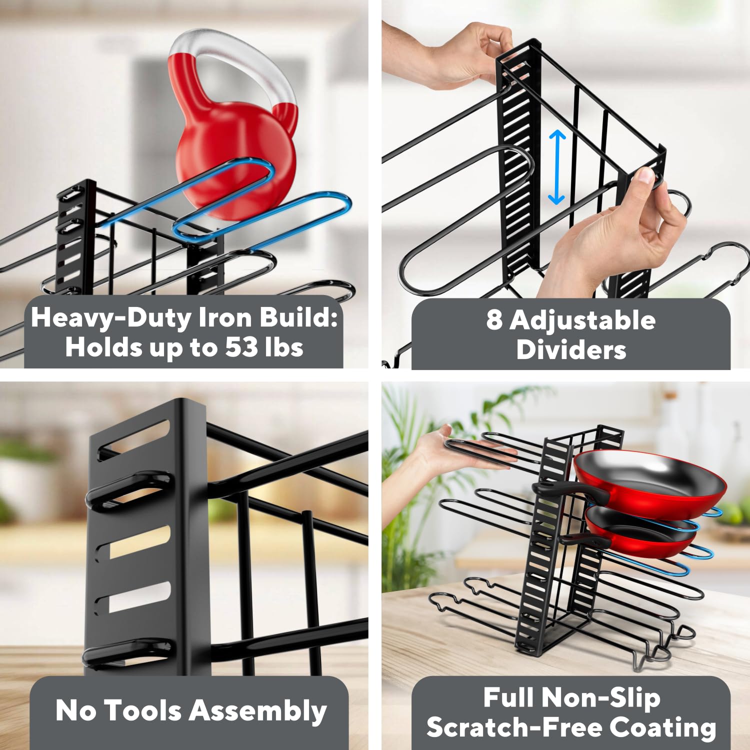KOMFORA three installation methods highlight flexible kitchen placement options.