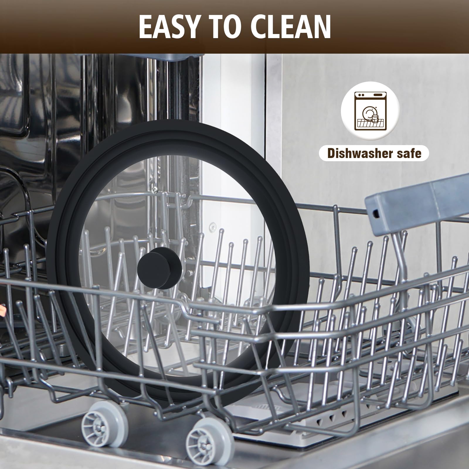 Komokeru universal lid saves cabinet space with 13-15 inch compatibility.