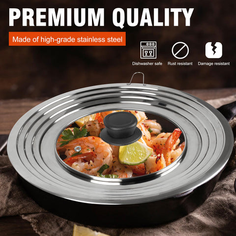 Komokeru universal lid stainless steel body provides durable everyday performance