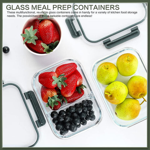 KOMUEE 30oz containers support portion control for balanced meals.