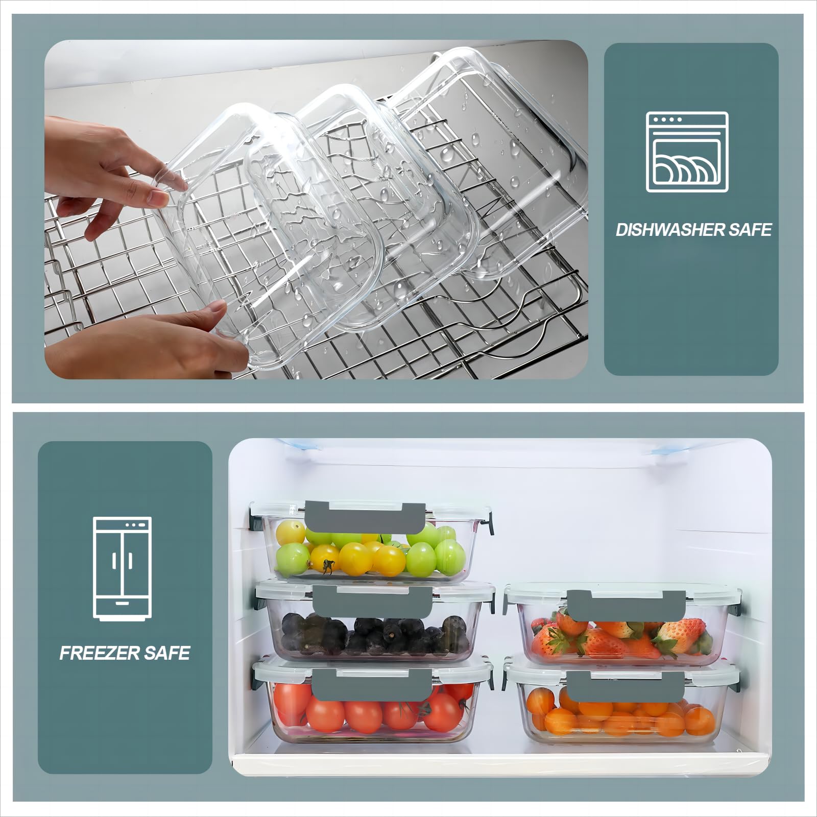 KOMUEE nonporous glass cleans easily and resists odors and stains.