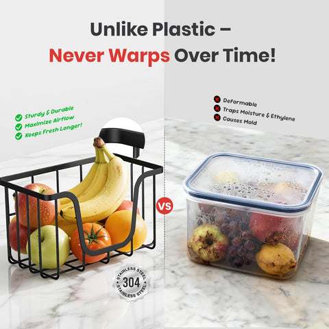 KONE pantry wall storage bin keeps shelves organized