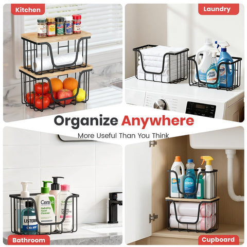 KONE under-sink organization improves kitchen and bath tidiness