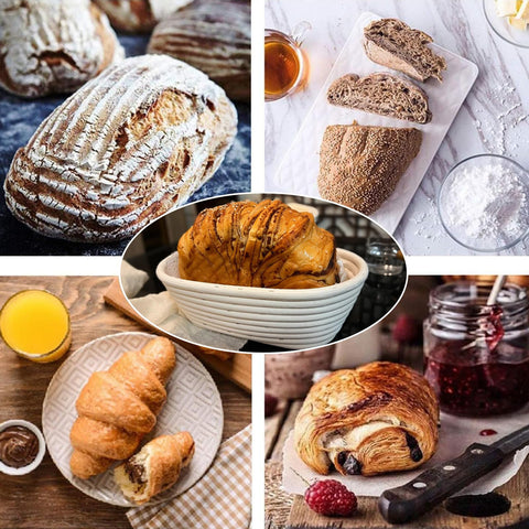 KONGDY baskets promote crusty loaves and even fermentation.