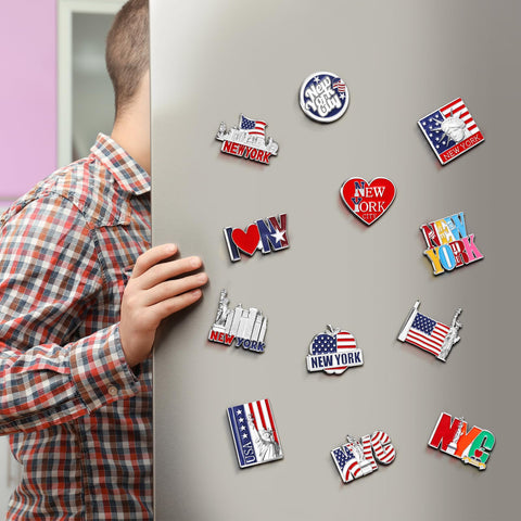 Konohan New York icons magnet blends culture and practicality on your fridge.