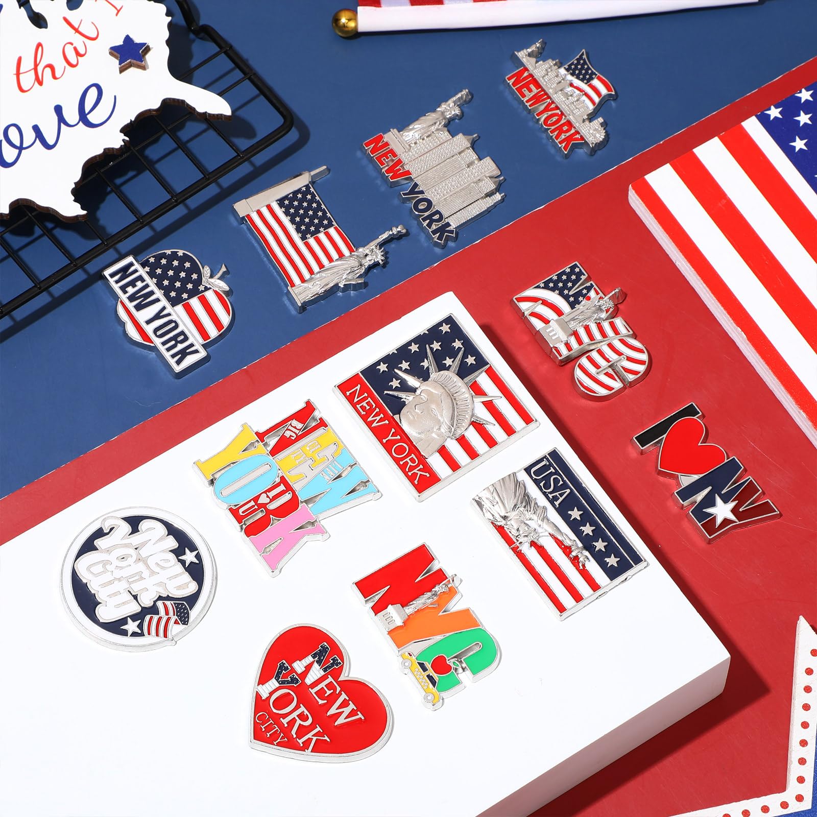 Konohan USA souvenirs magnet captures memories and brightens kitchen surfaces.
